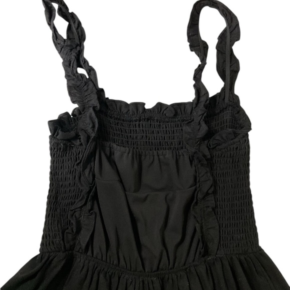 Love tree Black Ruffled Smocked Tiered Sundress - Picture 5 of 11